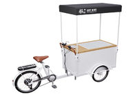 Carro da bicicleta do gelado de três rodas com a bomba de água segura do produto comestível
