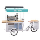 Carro comercial de múltiplos propósitos da bicicleta do café com o certificado do CE da garantia de 1 ano