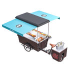 Triciclo móvel do alimento do ASSADO da rua da grade SS304 elétrica