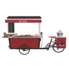 Lazer do ASSADO de Fried Hot Dog que vende o carro do alimento da grade