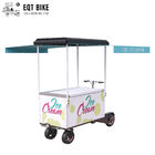 EQT 138 litros de bicicletas macias do gelado para a bicicleta do congelador da carga das férias de verão do carro do congelador da venda que vende o gelado elétrico