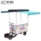 Bicicleta elétrica da carga de apoio da bateria do carro da bicicleta do gelado do &quot;trotinette&quot; de EQT para bebidas frias Front Load Business Bike