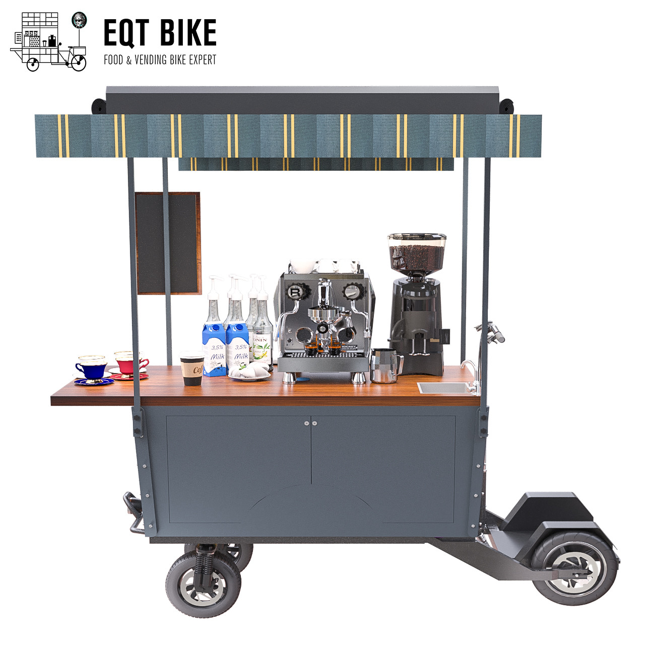 A bicicleta elétrica multifuncional 350w do café com SS funciona a tabela